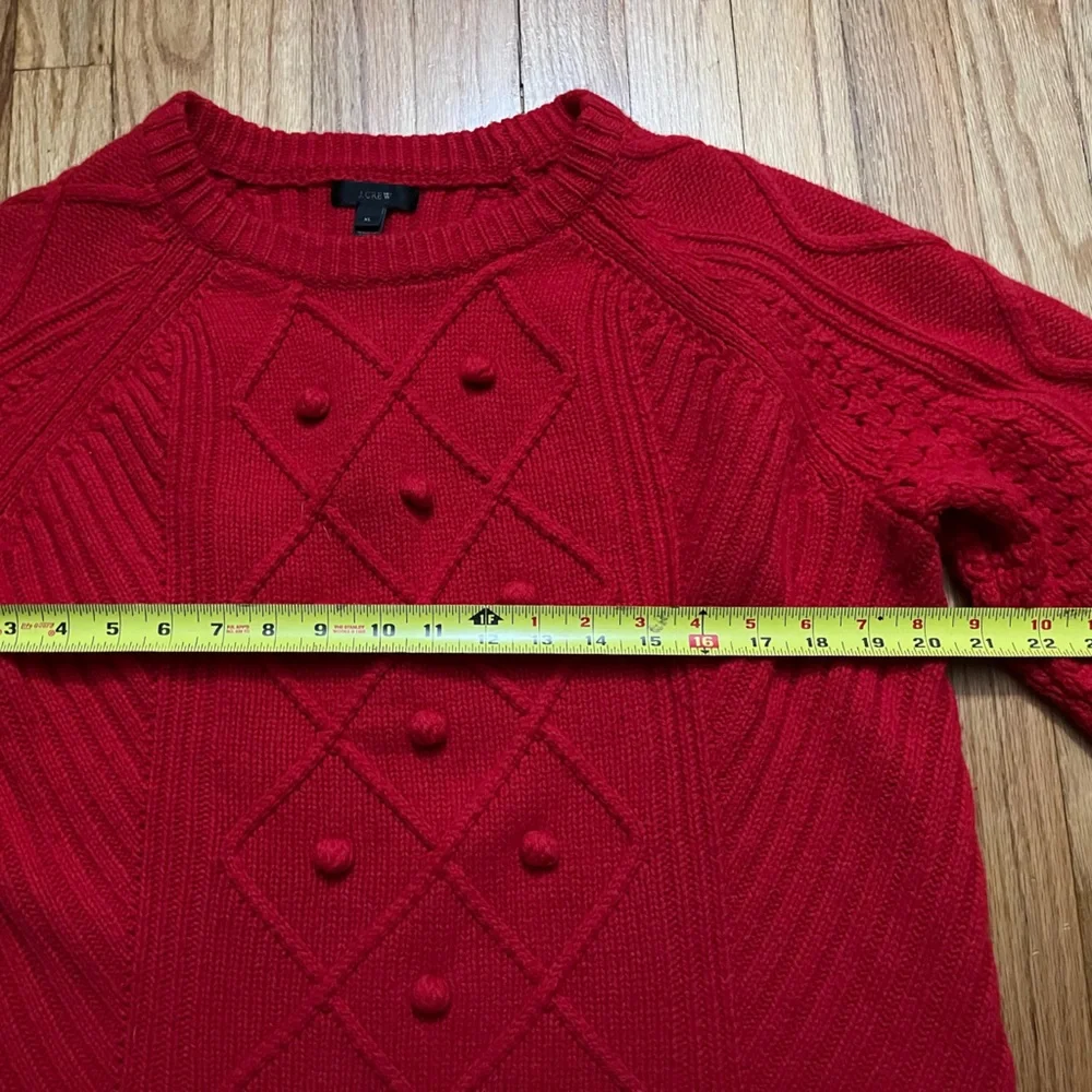 J. Crew Vibrant Red Knitwear